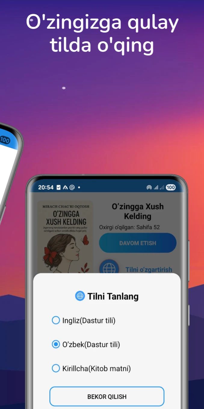 O'zingga Xush Kelding screenshot